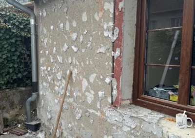 Oprava fasády rodinného domu