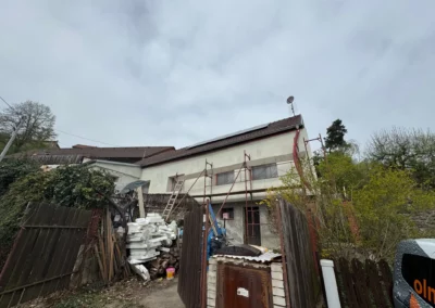 Oprava fasády rodinného domu