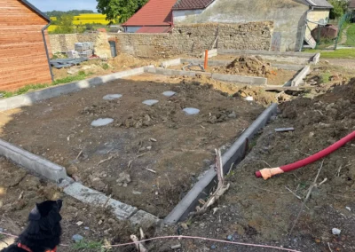 Sklad u rodinného domu